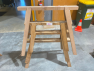 Item 63. Timber Sawhorse Stools