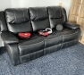 Img 1655 Three Seater Black Settee