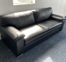 Img 1649 Black Leather Settee