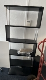 Img 1627 Black   Chrome Modern Shelving Unit